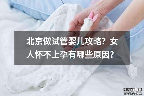 北京做试管婴儿攻略？女人怀不上孕有哪些原因？