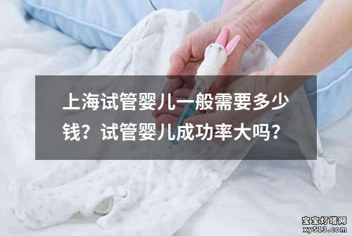 上海试管婴儿一般需要多少钱？试管婴儿成功率大吗？