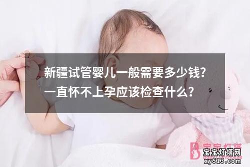 新疆试管婴儿一般需要多少钱？一直怀不上孕应该检查什么？