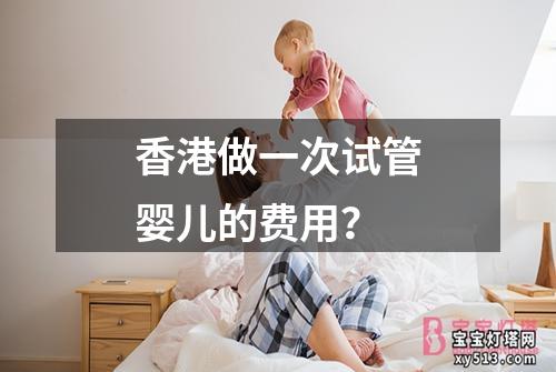 香港做一次试管婴儿的费用？