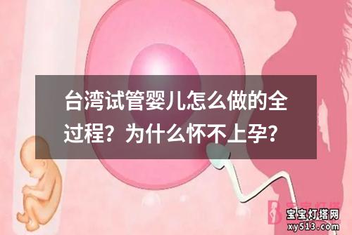 台湾试管婴儿怎么做的全过程？为什么怀不上孕？